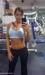 Janessa Brazil working out at the gym 2