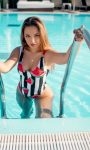 Emilly Starr Blonde Bikini Babe in the Pool 15